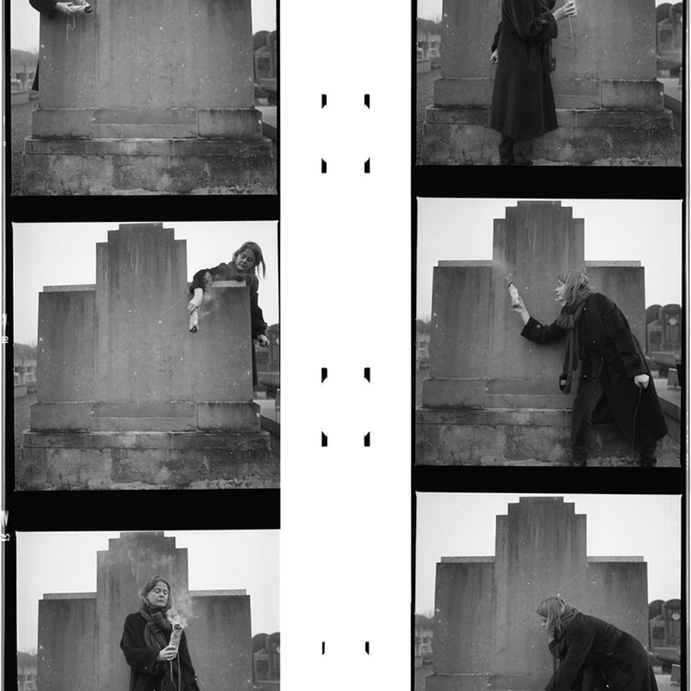 Émilie Danchin, She was there, séries de photographies, performance, Gondecourt